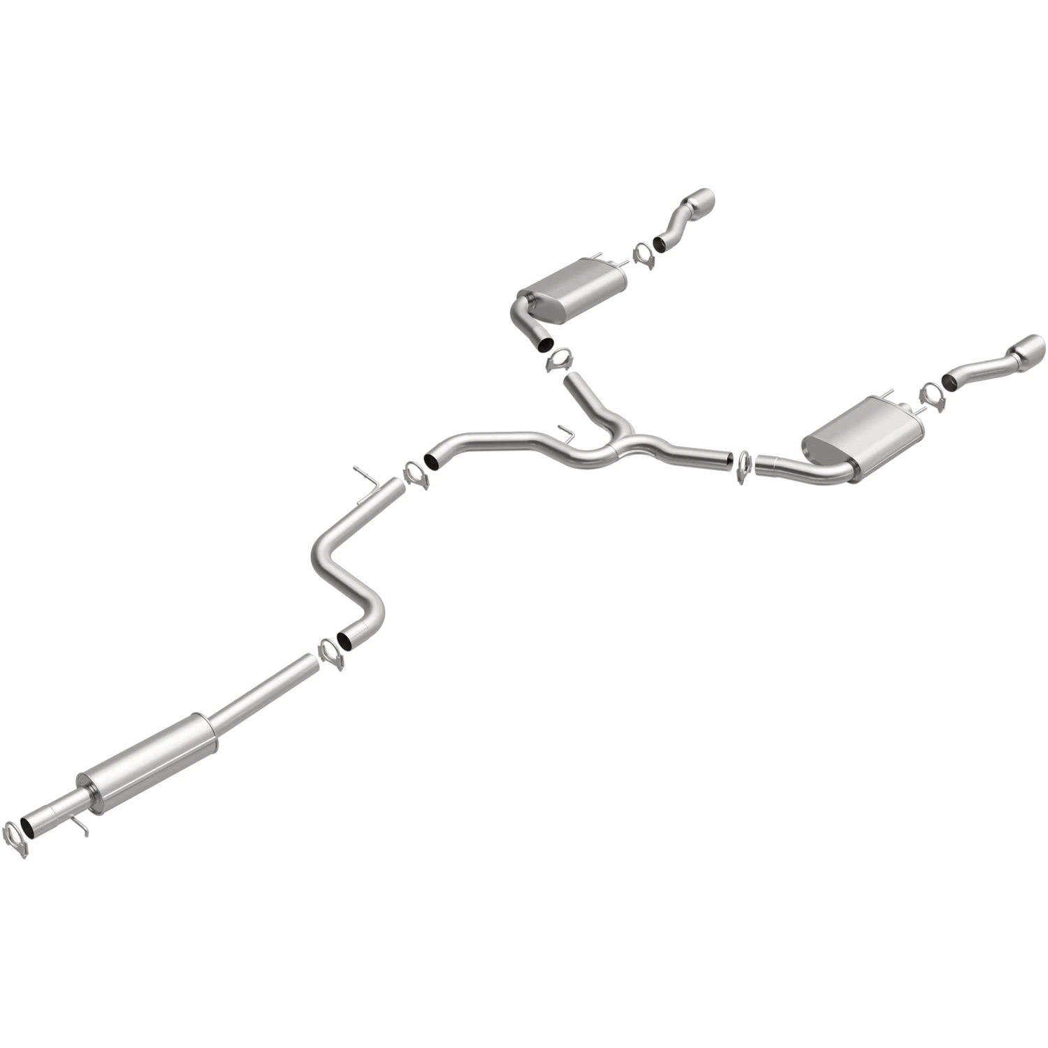 2014-2016 Chevy Impala Limited Direct-Fit Replacement Exhaust System 106-0326